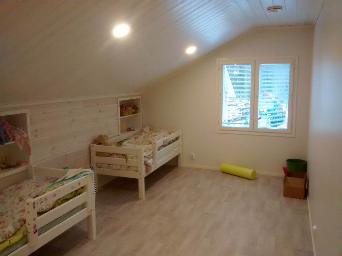 1,5-kerroksisen huone